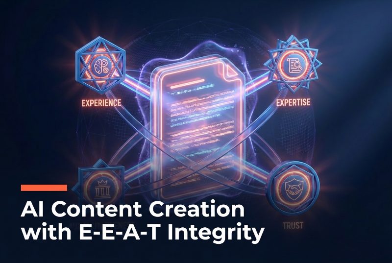 AI Content Creation with E-E-A-T Integrity