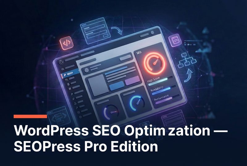 WordPress SEO Optimization — SEOPress Pro Edition